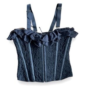 We Are HAH Black Noir Seams Like A Princess Corset Size Medium